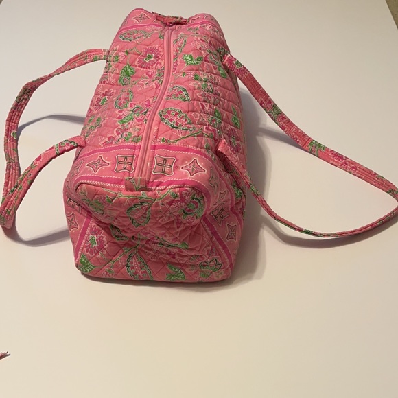 Tanya Lee Design Quilted Fabric Travel Duffle Bag, and Two Cosmetic Bags - Picture 7 of 14
